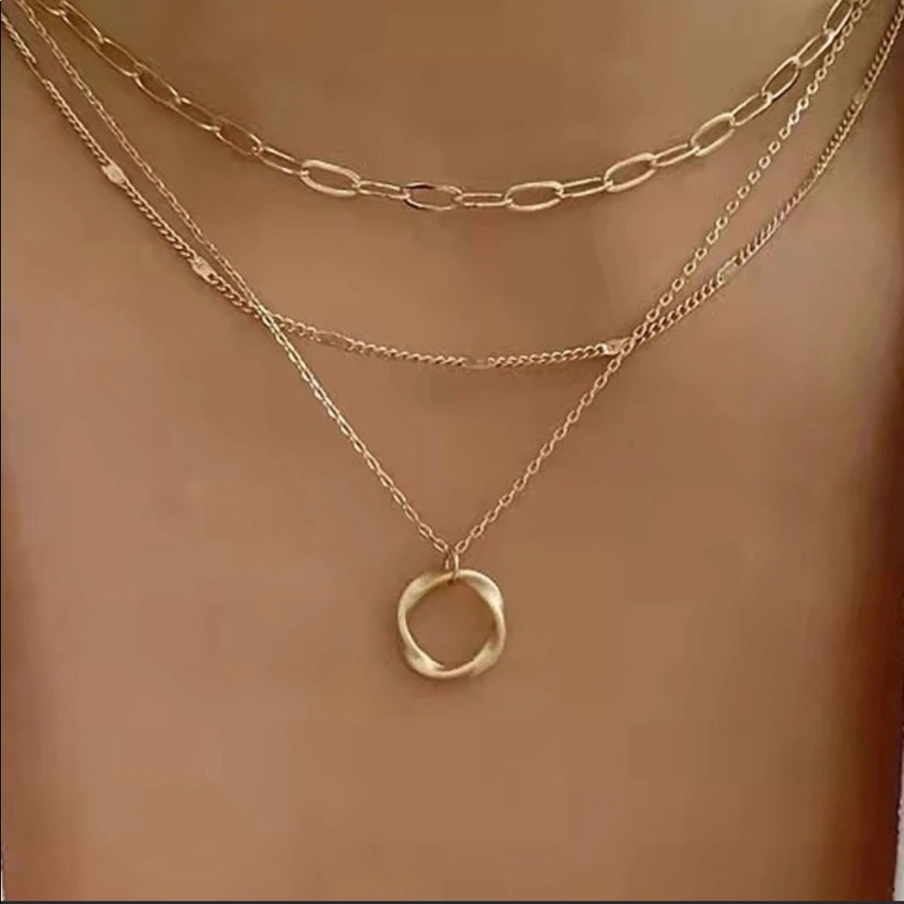 Gold Multi-Chain Necklace